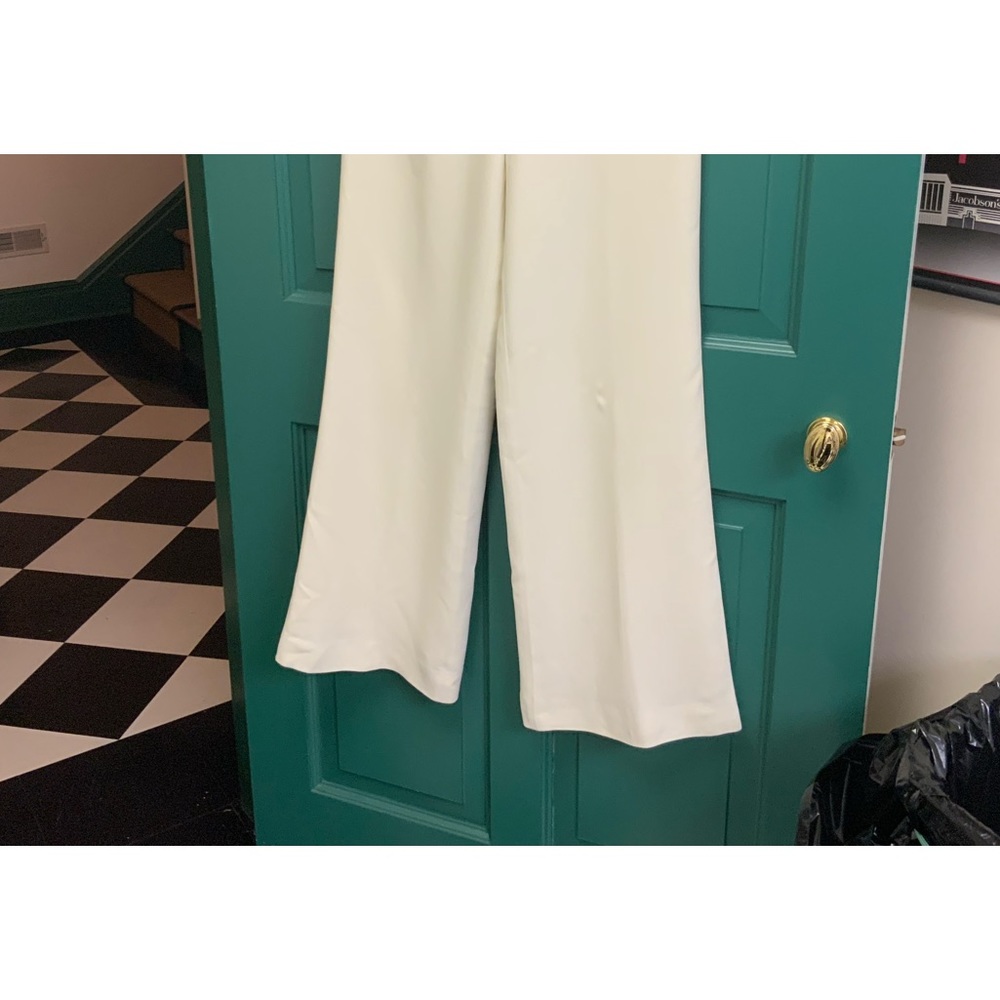 ralph lauren rayon dress slacks, white